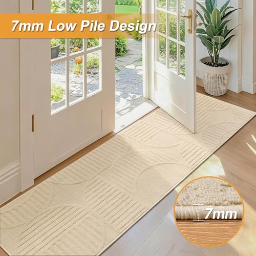 Tapis de couloir 50x150 cm doux et antidérapant pour intérieur moderne