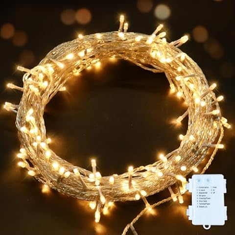 ANSIO 100 LED Battery Fairy Lights for Christmas Cover