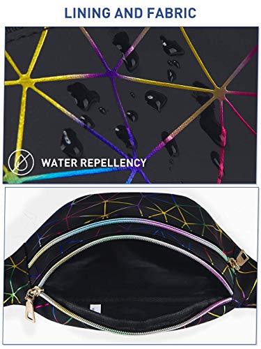 Bwiv Heuptas voor dames, waterdicht, verstelbare riem, schoudertas voor joggen, lopen, wandelen, fietsen, reizen - Image 3