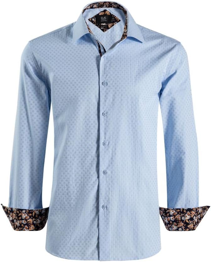 Jacquard Dot Slim Fit Button-Down Shirt