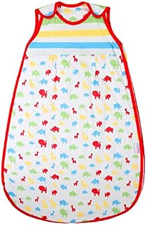 Snoozebag Jungle Fun 100% Cotton 1.0 Tog Unisex Nursery Baby Sleeping Bag Multicoloured 6-18 Months (95cm)