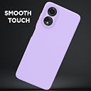 Pikkme Oppo A38 4G / Oppo A18 4G Back Cover Camera Protection Shockproof Soft Matte Silicone Back Case for Oppo A38 4G / Oppo A18 4G (Purple) gallery image