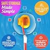 GuruNanda Brush Pods - Toothbrush Cover for Manual & Electric Toothbrush, Keeps Toothbrush Fresh & Clean, Travel Accessories with Natural Essential Oil Vapors, 4 Pack