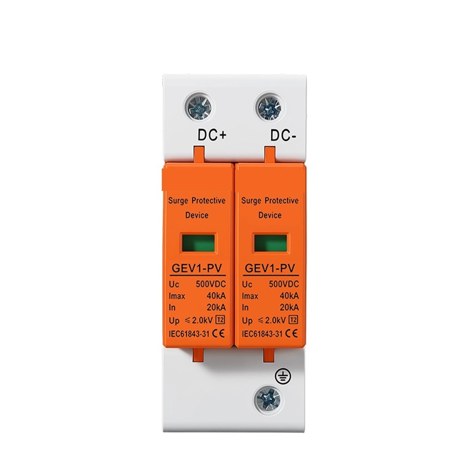 Protector de sobretensión CC 800V con capacidad 2P SPD de 10-20kA para salvaguardar tu hogar 7