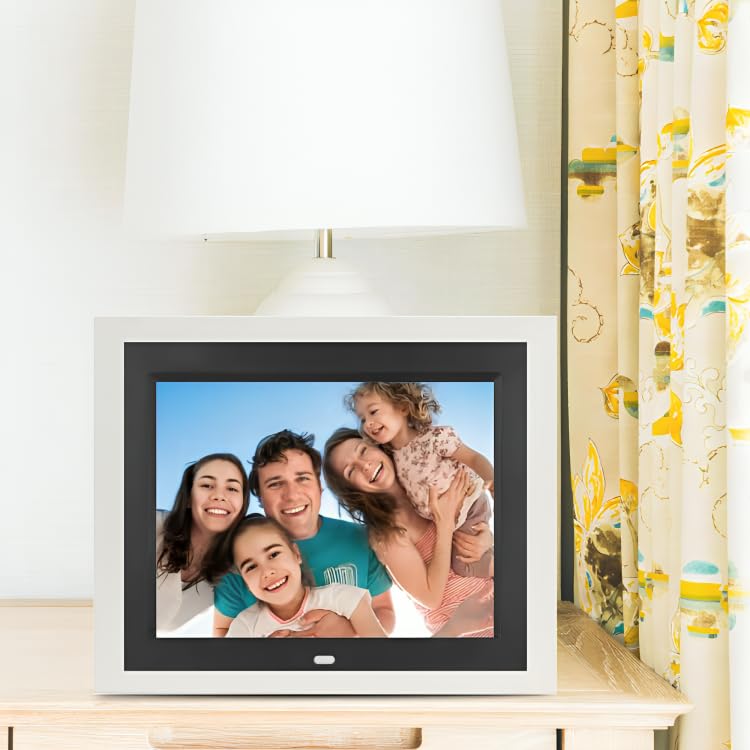 Image of Miracle Digital 8 Inch Digital Picture Frame,HD IPS Digital Photo Frames,Wall Mounted Electronic Slideshow,Using USB or SD to Play Photos /Videos /Music