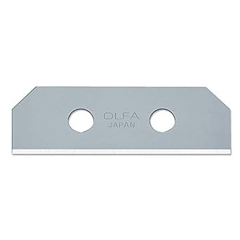 OLFA 1077173 SKB-8 Dual-Edge Blade for SK-8 Safety Knives, Standard, Silver Pack of 10