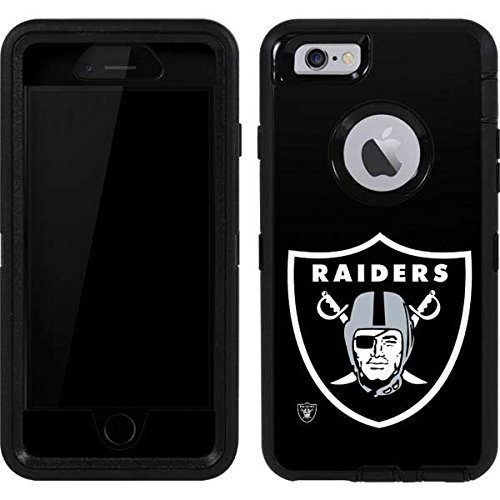 Skinit Decal Skin Compatible with OtterBox Defender iPhone 6 - Officially Licensed NFL Las Vegas Raiders Large Logo Design