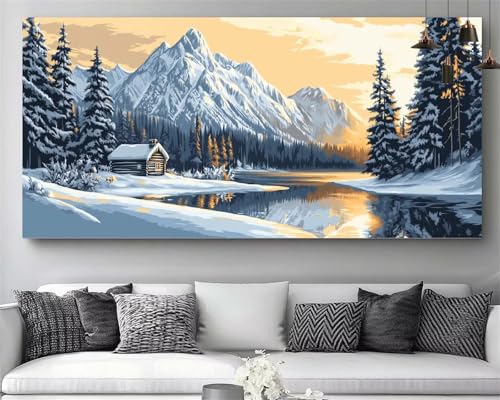 Broderie Kit Complet 5D Peinture Diamant - Finissez Enfin Votre Grand Canevas