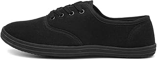 plain black plimsolls