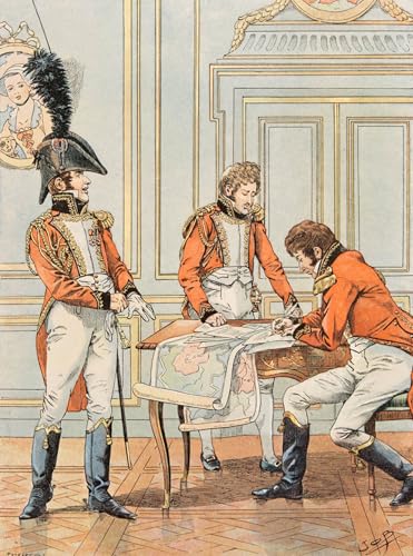 Cuadro en lienzo YIMACBJXX trupas francesas para renovar el salón o tu zona de estudio