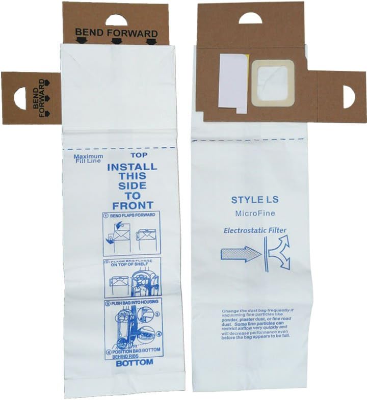 EnviroCare Replacement Micro Filtration Vacuum Cleaner Dust Bags for Eureka Sanitaire Style LS 5700 and 5800 Series Uprights 15 Pack : Home & Kitchen