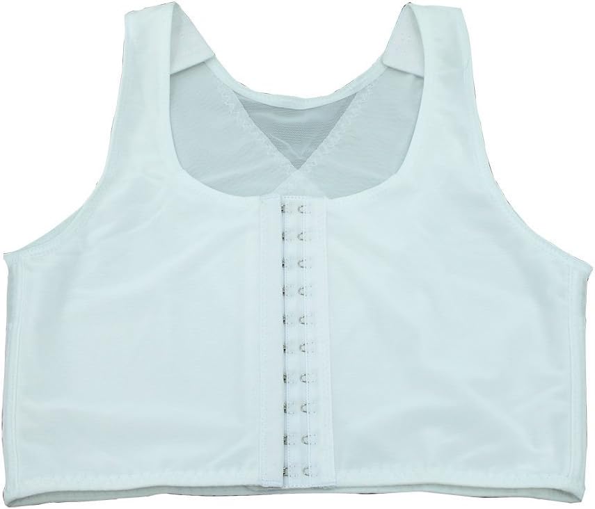 TOKYO-T Chest Binder for Women Cosplay 3 Rows Flat Front Hook Tank Compression
