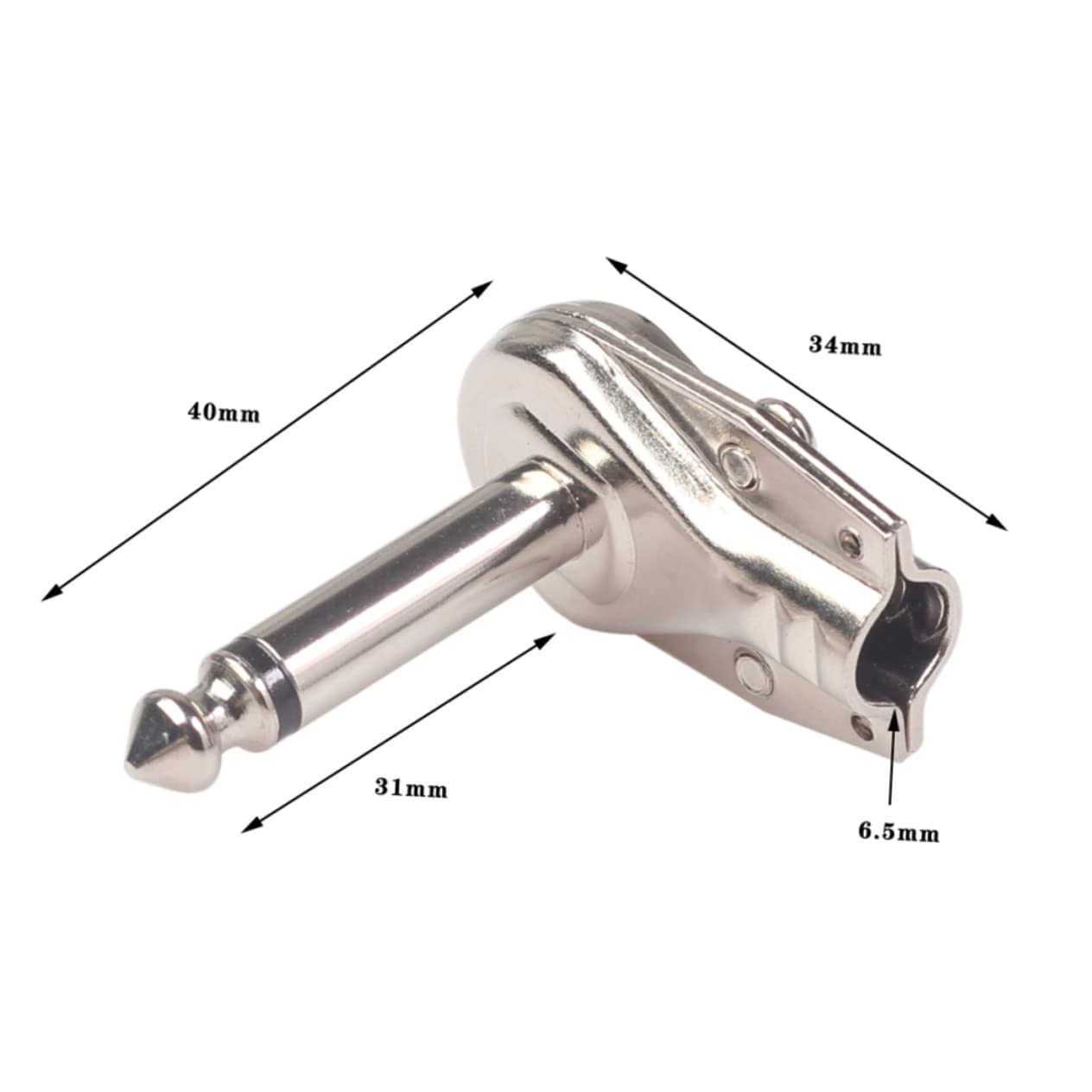 Toyvian 20stücke Effektpedal Kabel Adapter Für Gitarren-effekte Silber Langlebig Und Platzsparend Für Pedalboards Und Professionelle Musiker