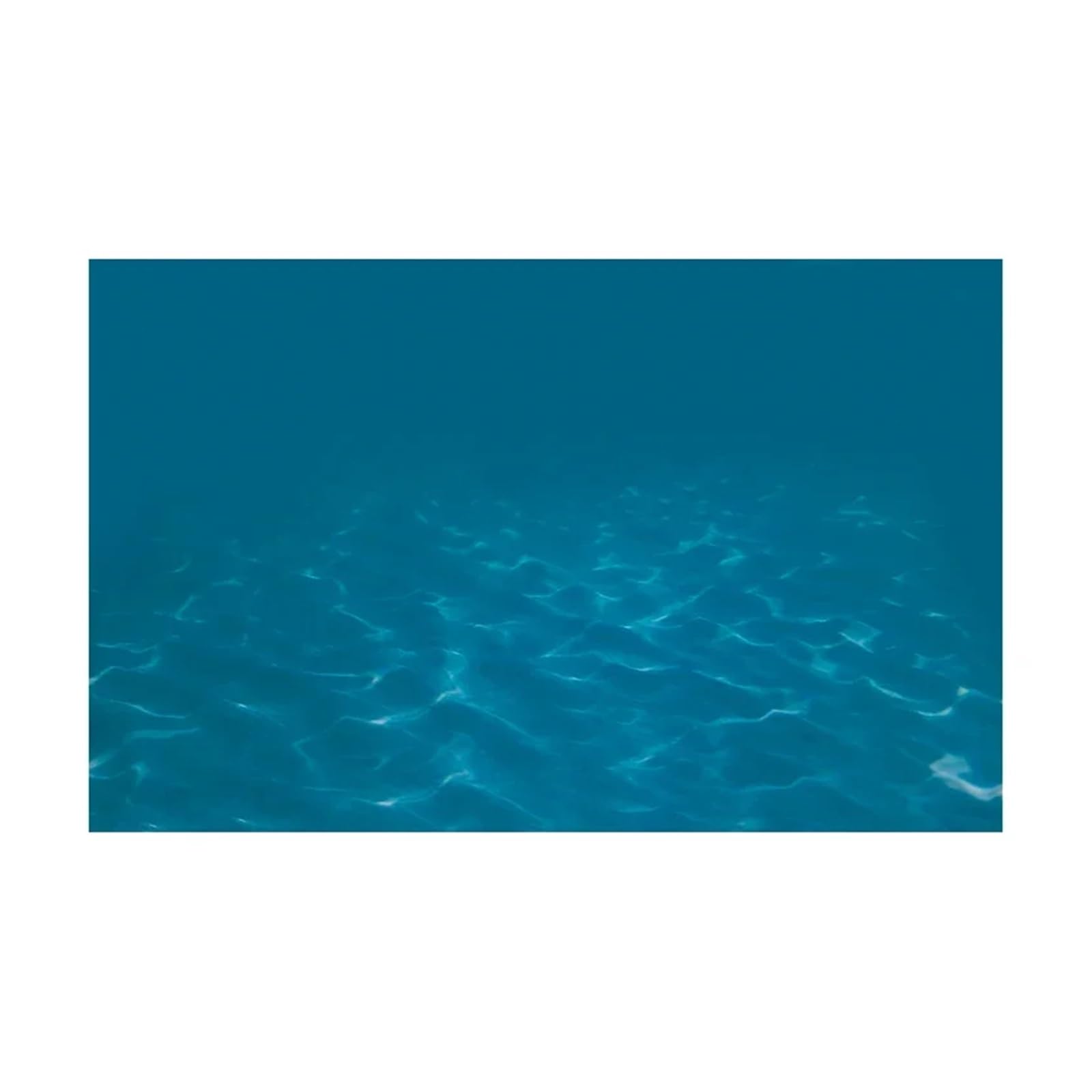 Aquarium Rückwand Fisch Tank Hintergrund Aufkleber Unterwasser Landschaft Tapete Aquarium Hintergrund Dekorationen PVC(BLUE4,50x80cm)