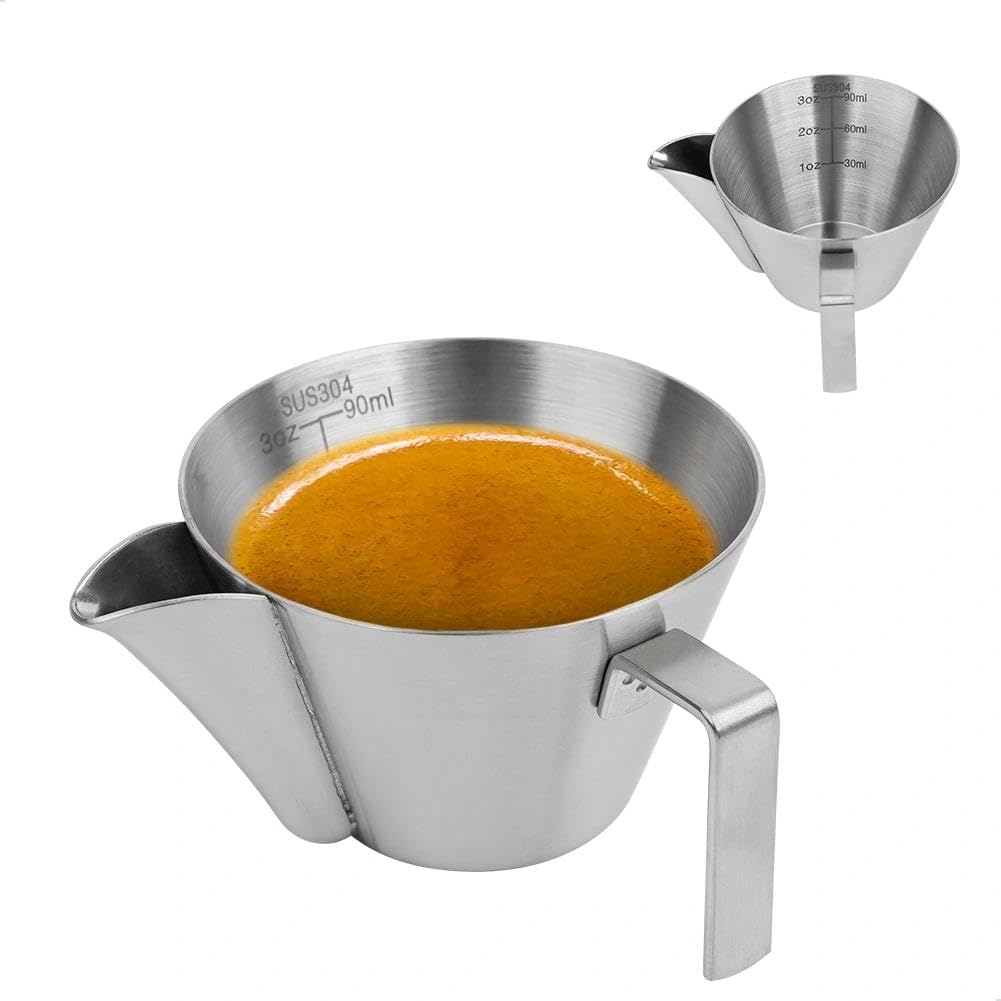 watchget 3.4oz/100ml Crema Remove Espresso Measuring Cup Oil Separation