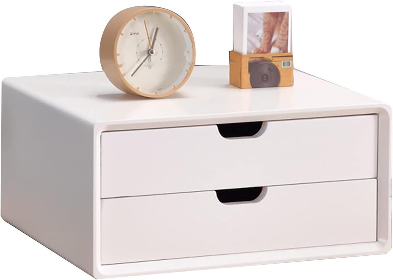 Cassettiera multistrato in legno massello, per documenti A4, per casa e ufficio (2 strati)