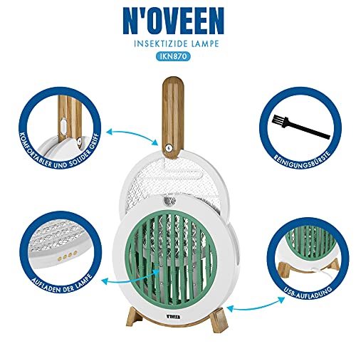 INSETTI ELETTRICI TRAPPOLA per insetti Fly Swatter zanzara intelligente