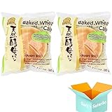 D-Plus Japanese Bread Hokkaido Milk Pastry - (2-pack) Japanese Tennen Koubo Wheat Milk Bread | Soft & Sweet | Asian Pastry Roll Cake Snack 2.82oz