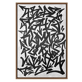 SIGNWIN Framed Canvas Wall Art Black and White...