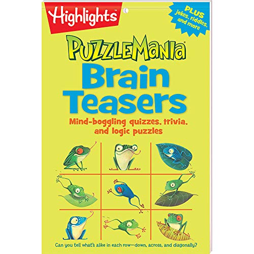 Highlights Puzzlemania Puzzle Pad 4-Book Set for Kids - Brain Teasers, Word Searches, Picture Puzzles & Crazy Codes - Thumbnail 2