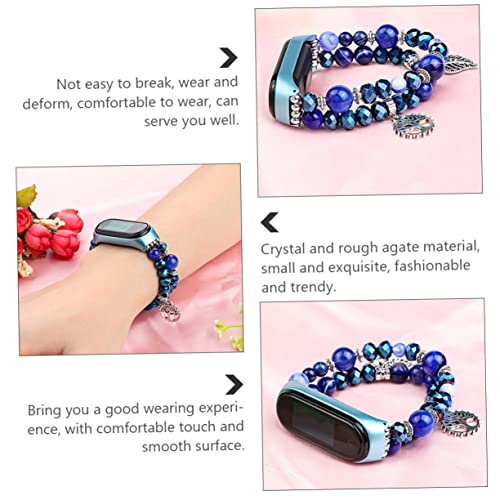 DOITOOL 1pc Decorative Agate Strap for Elegant Crystal Jewelry Band for Comfortable Fit Design and Unique Shapes4