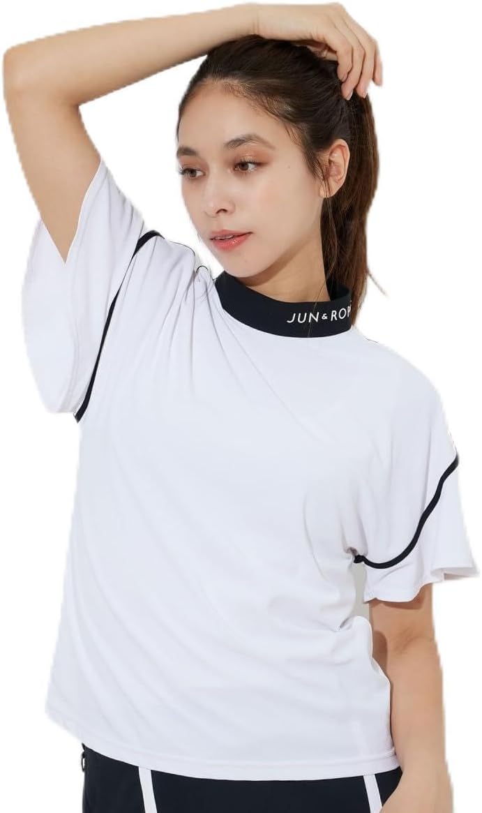 Amazon.co.jp: [ジュンアンドロペ] UV【吸汗速乾】 エコワッフル半袖