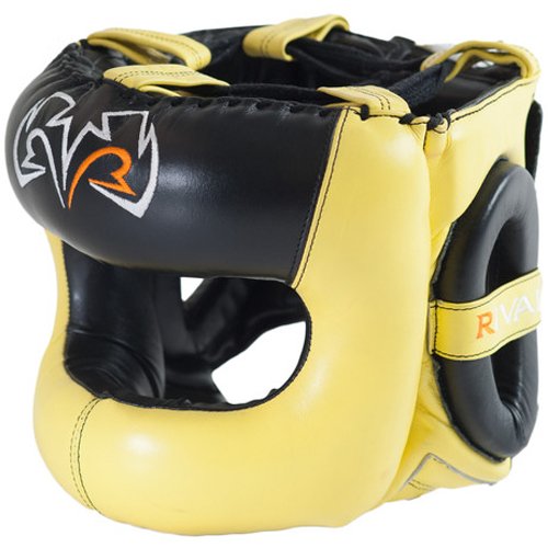 RIVAL Boxing Guerrero Facesaver Headgear - L/XL - Yellow