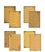 IMagicoo 64 Vintage Retro Cute Design Writing Stationery Paper Letter Set (Kraft)