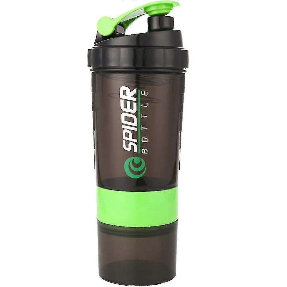 JOYHAPPST Protein Shaker Bottles for Protein Mixes, Fitness Sports Shaker Water Bottle with Pill Organizer and Storage for Protein Powder