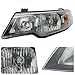 mouhtfao For Kia Forte EX LX SX/Forte Koup EX SX 2010-2013 Front Halogen Headlight Assembly, Left Driver Side Head Lights High Brightness Headlight Assembly Direct Replacement (Left)