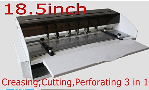 18.5inch 470mm Electric Creaser Scorer Perforator Cutter 3 in 1 combo Paper Cutting Creasing Perforating machine