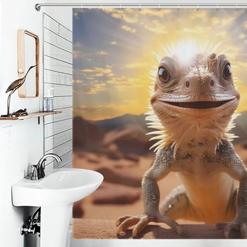 Rideau de douche caméléon imperméable anti-éclaboussures lavable en machine