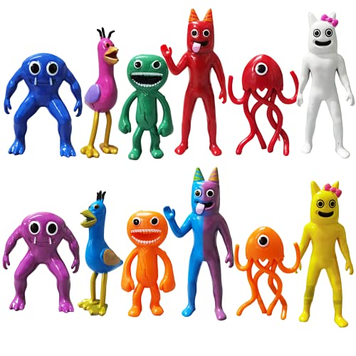Niluto 12Pcs Garten Of Ban Ban Action Figures, Jumbo Josh Action Figures Toys, Garten Of Banban Toy For Kids Birthday Party Cake Topper Halloween Parties Decoration #TOP3