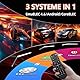 XIXIMENG Super Console X4 PLUS Retro Konsole 256G,70000+ Spiele 60+ Emulatoren Retro Spielkonsole,EmuELEC/Android/CoreELEC System Game Box,2,4G/5G WiFi & BT4.0,4K Game Stick mit Drahtlose Controller