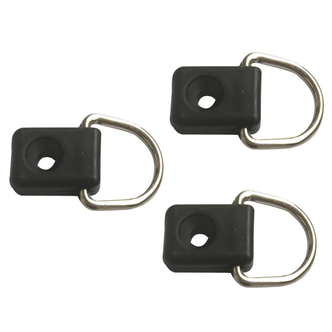 BESPORTBLE 3 Sätze D-Bungee-takelage Aus Edelstahl 304 Für Kajak-kanu-Boot-angelausrüstung Bungee 12 Stück * 3