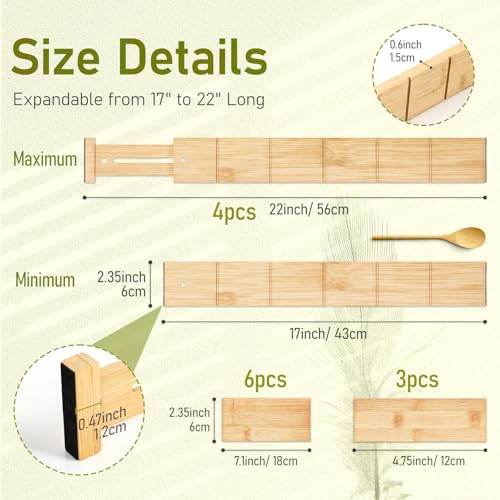 Whitmor-Adjustable-Bamboo-Drawer-Dividers-Expandable-17-22-Drawer-Organizer-Space-Saving-Non-Slip-Spring-Loaded-Separators-for-Kitchen-Bedroom-Office-4-Pack-Dividers-with-9-Baffles