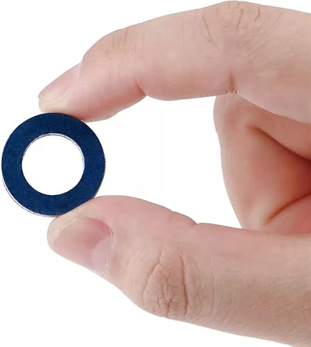 Miniatura 5 de Juntas de tapón de drenaje de aceite, 24 piezas de sellos de aluminio arandela aplastante, 90430-12031 reemplazo para NX ES Scion, accesorios