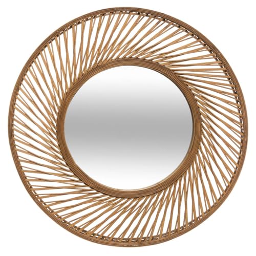 Atmosphera - Espejo «Spirale» - bambú D72 cm