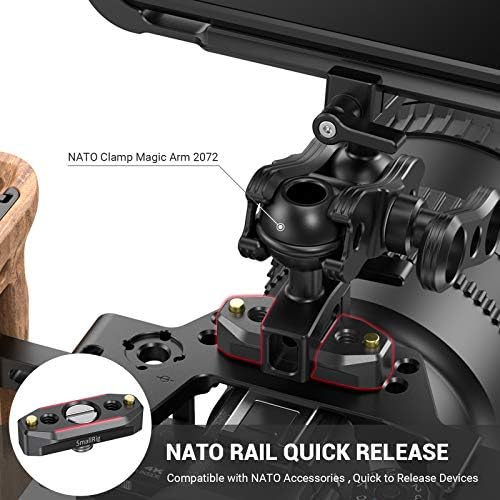 SMALLRIG NATO Rail (48mm) with Locating Screw for ARRI Standard - BUN2521