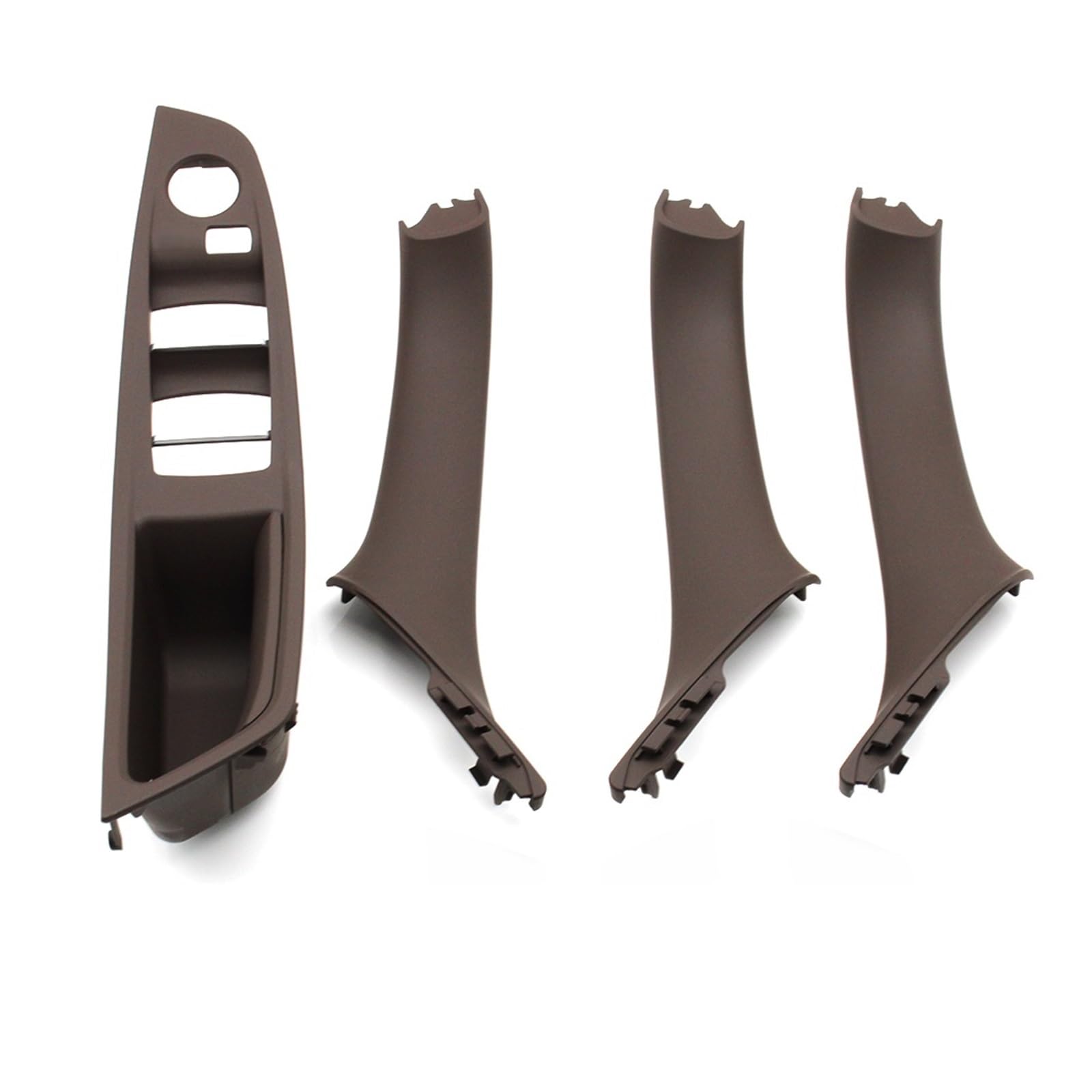 WIJHJET for BMW 5 Series F10 F11 520i 523i 525i 528i 530i 2010-2017 LHD Interior Left Right Door Handle Repair Kit 51417225867 51417225865 Car Interior Door Handle(LHD Moka Set)