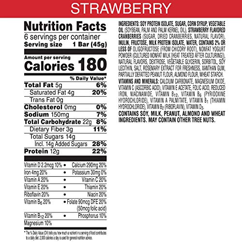 Special K Protein Meal Bars, Strawberry, 9.5 Oz (6 Count) #TOP2