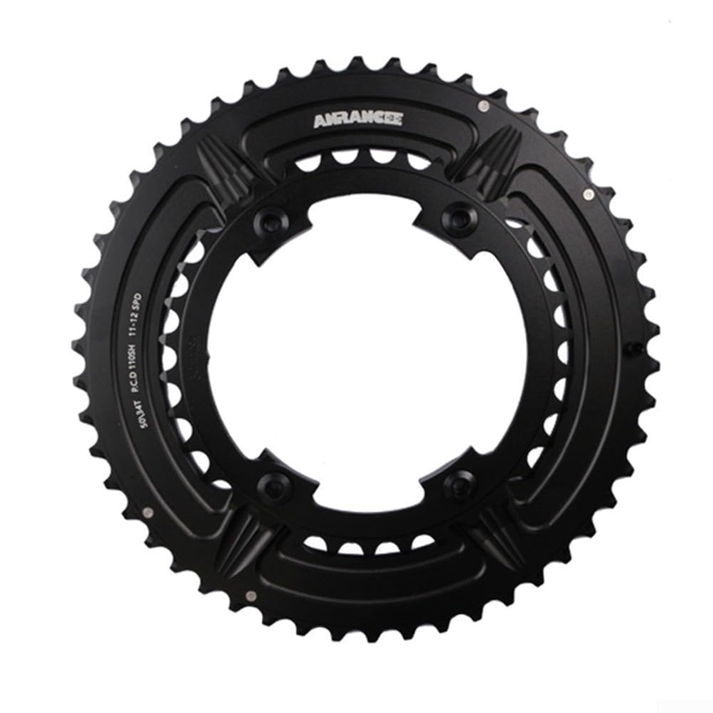 Corona doppia per bici da strada, 2 pezzi di ricambio per corona da strada per Shimano R7000, R8000 R6800 5800 (34/50T)