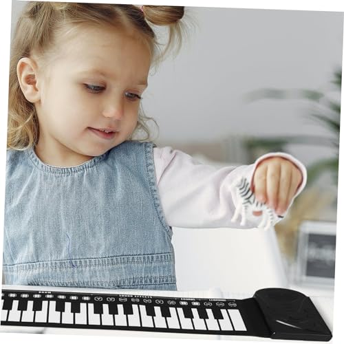 CIMAXIC 1 Jeu De Piano À 49 Touches Piano Enfant Claviers De Piano pour Enfants Piano pour Enfants Clavier De Musique Pianos Roulés À La Main Piano Éducatif Enroulable Piano À Clavier - Les Beatles, Paul McCartney, John Lennon, RIngo Starr, George Harrison CIMAXIC 1 Jeu De Piano À 49 Touches Piano Enfant Claviers De Piano pour Enfants Piano pour Enfants Clavier De Musique Pianos Roulés À La Main Piano Éducatif Enroulable Piano À Clavier – Image 5