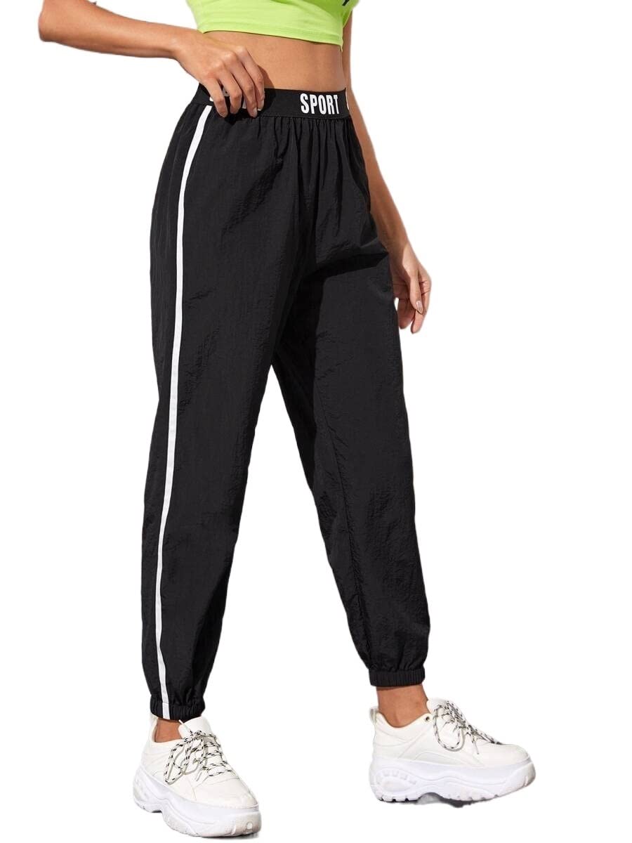 GHJfghrhS Womens Letter Tape Waist 