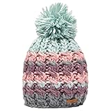 großer pom Barts Damen Feather Mütze