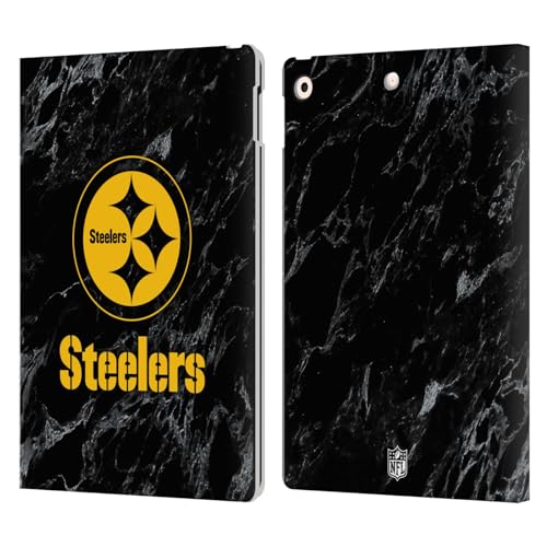 Étui portefeuille iPad 10.2 NFL Steelers protection cuir avec support