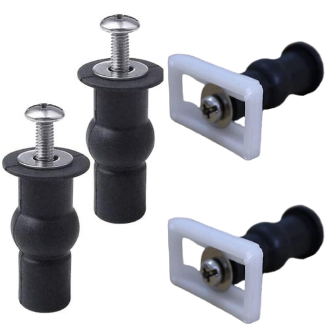 Desired Decor Toilet Seat Fixing Screw with Rubber Washer Hydraulic soft closing, Expansion Bolts Made of Rubber Toilet Seat Screws,Universal Toilet Seat Mounting Set (Pack of 1 set) (B0C4144DJ6) Amazon Price History, Amazon Price Tracker