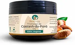Manteiga de Castanha-do-Pará 100% vegetal - uso capilar e corporal (120g)