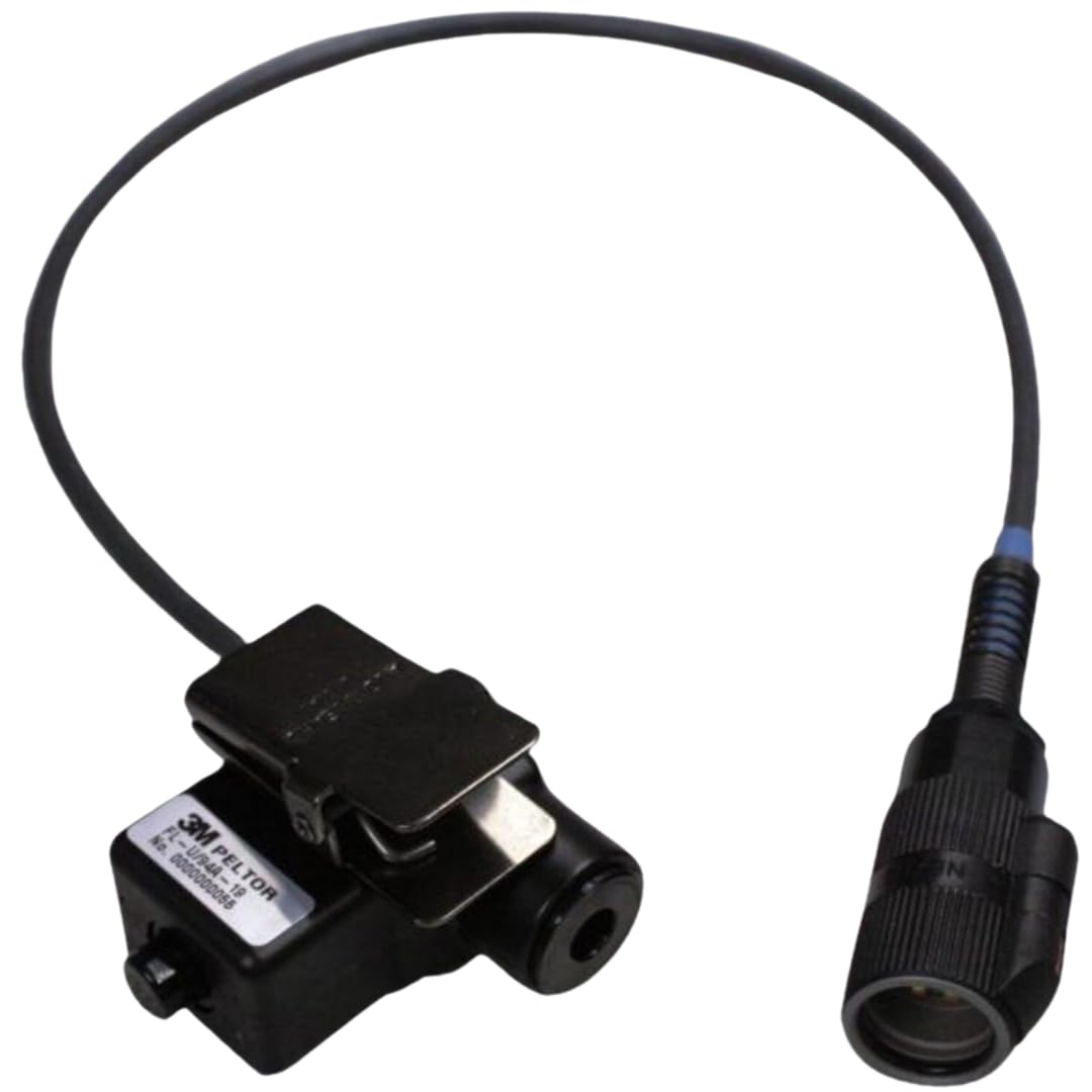 3M™ PELTOR™ Push-To-Talk (PTT) Adapter, Black 1, FL-U/94A-19 EA/Case