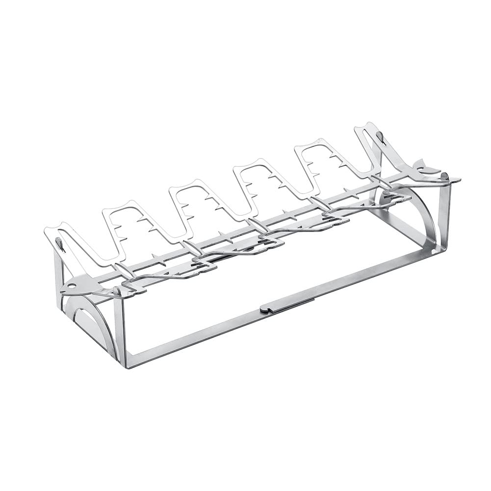 HUIO Adjustable Lift Grill Robustes Edelstahl Leichte Reinigung Idealer Für Fleisch Ganz Einfach Indirekt Grillen Maximaler Grillgenuss Wirklich Krosse Krus 18 Inch Burner Pipe Grill (A, One Size)